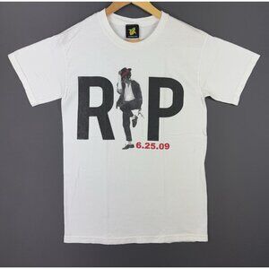 Vintage Y2K Michael Jackson Rest In Peace RIP Memorial Shirt King Of Pop Small T